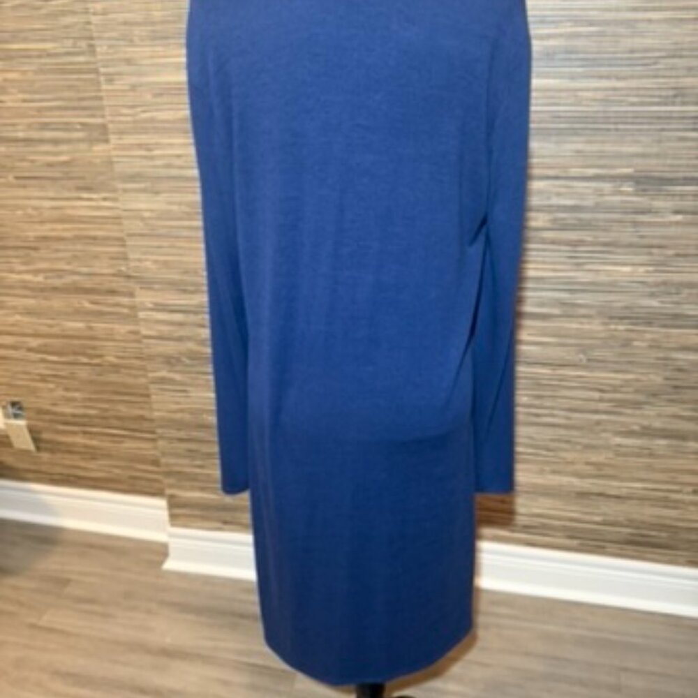 George Wrap Dress Blue - Picture 3 of 4